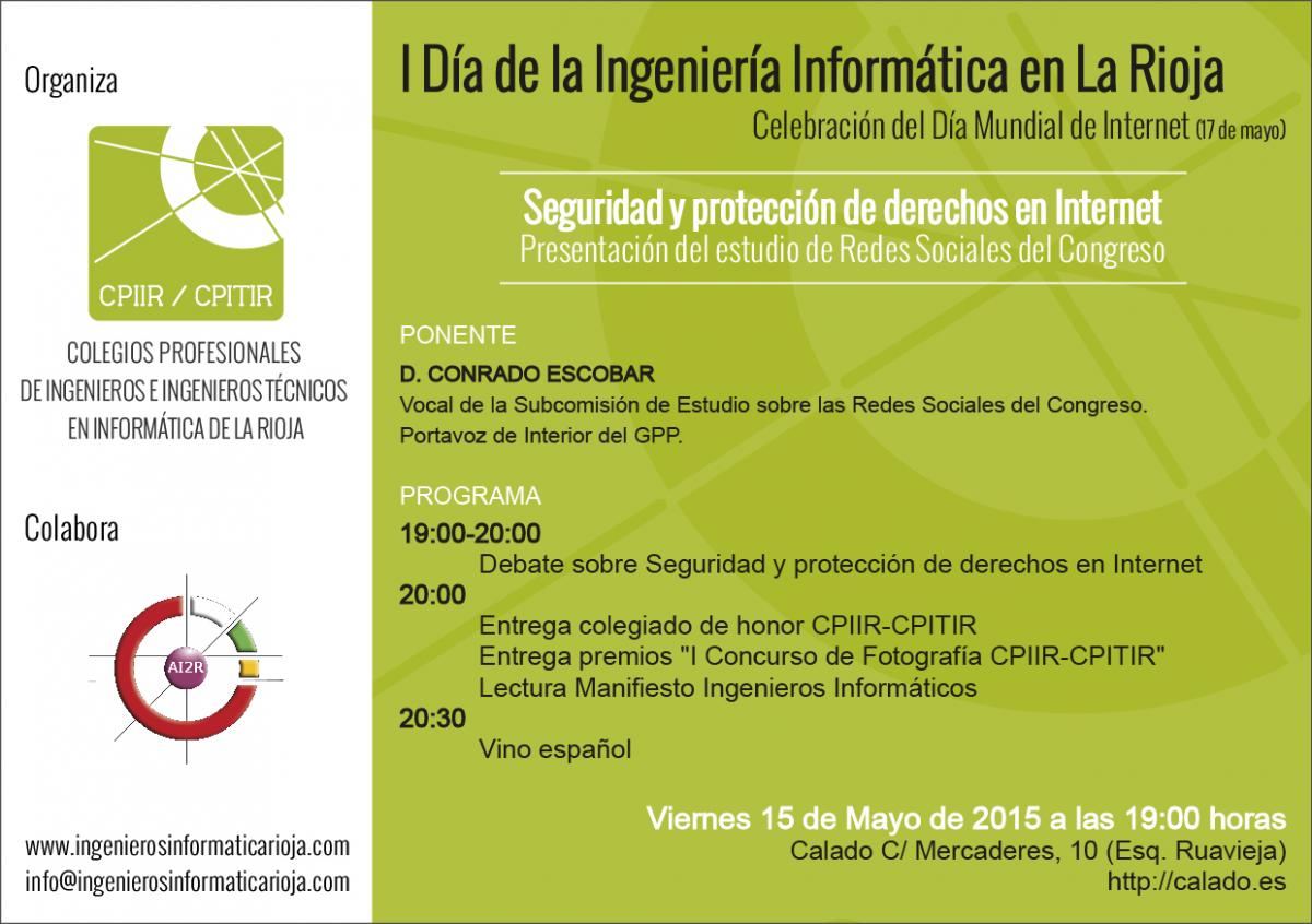 Información del evento I Día de la Ingeniería Informática en La Rioja