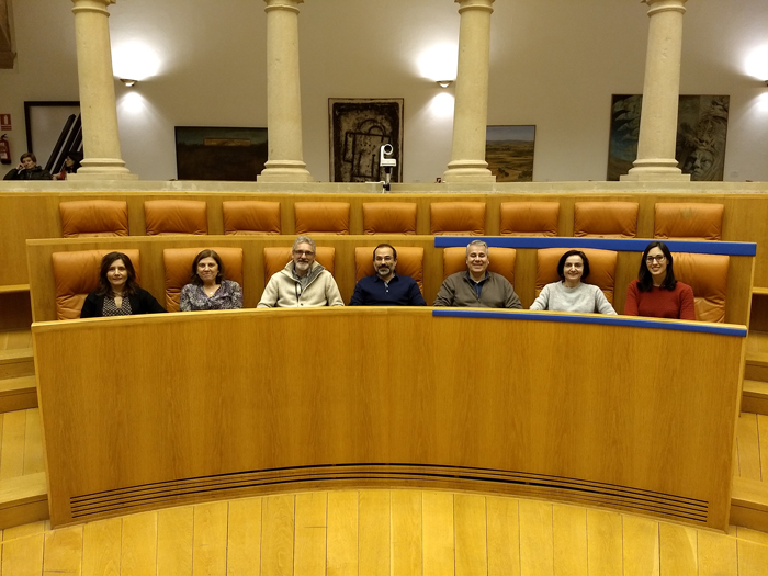 Colegiados del CPIIR y CPITIR en el  Parlamento de La Rioja