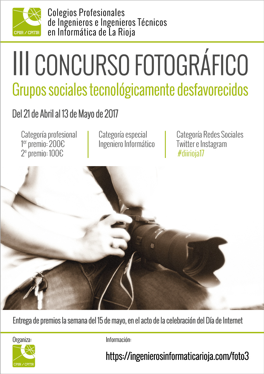 Tercer Concurso Fotográfico. Grupos sociales tecnológicamente desfavorecidos